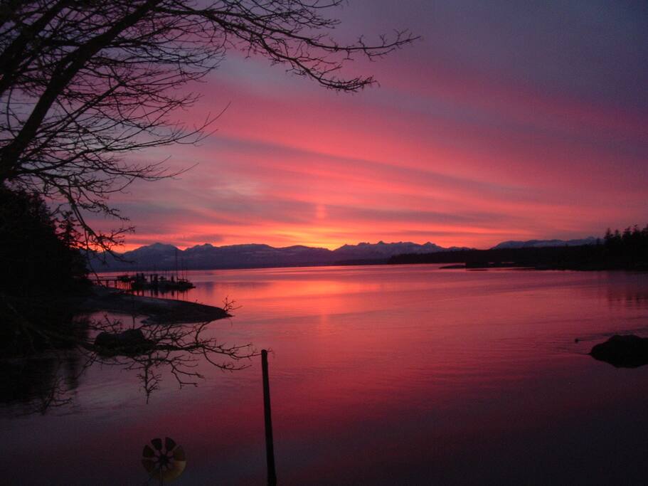 Breathtaking sunsets.