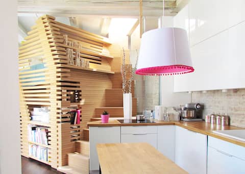 Leistungsstarkes Airbnb: "Margarita Bird's Nest" Air in Margareten