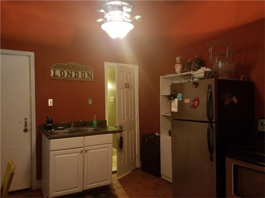 Kitchen and dining area