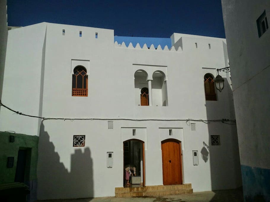 Fachada de la casa