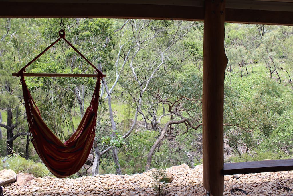 Chill out in the seated hammock