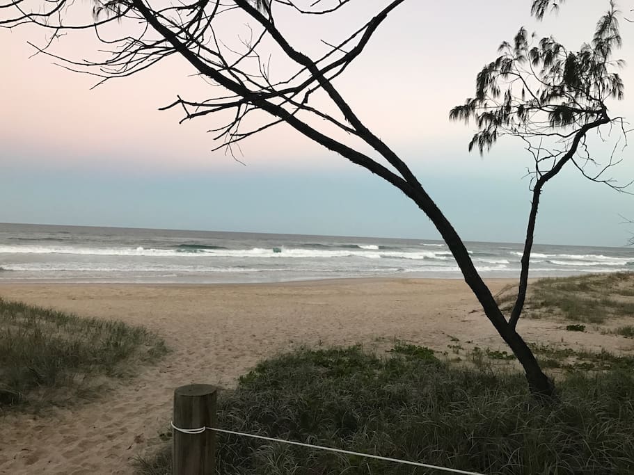 Salt Beach at Dusk
Directly out the front of the resort
