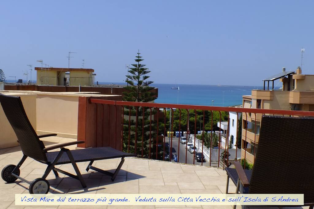 Terrazzo vista mare