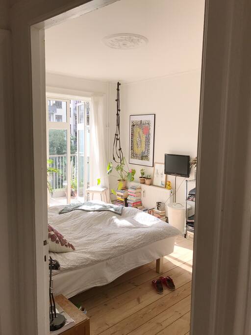 Look into the bedroom