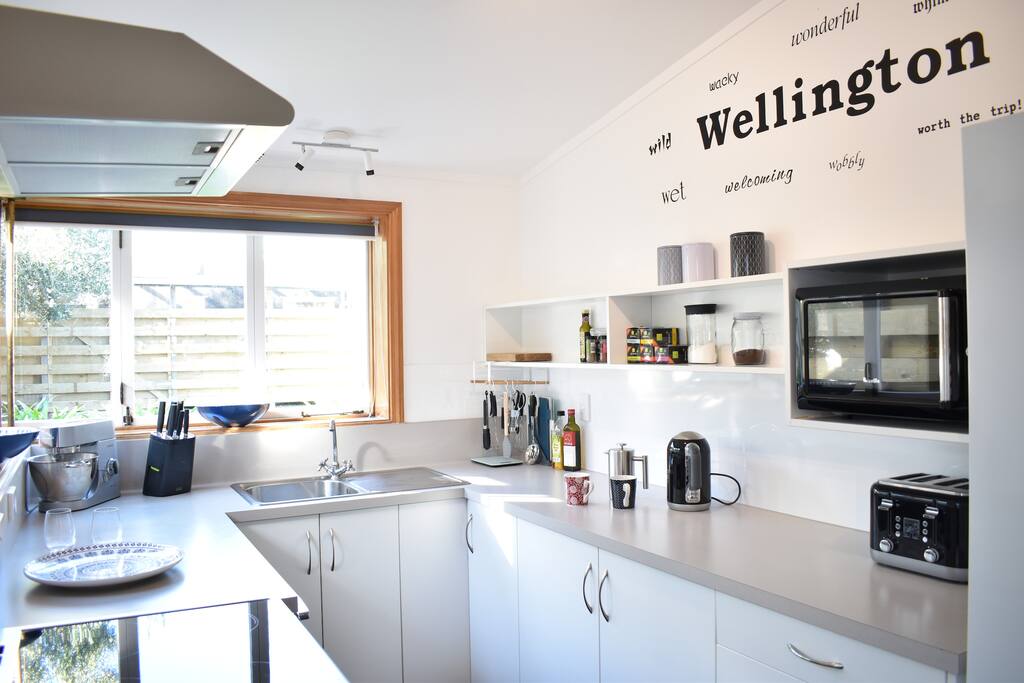 Cook up a storm in the fully equipped kitchen.