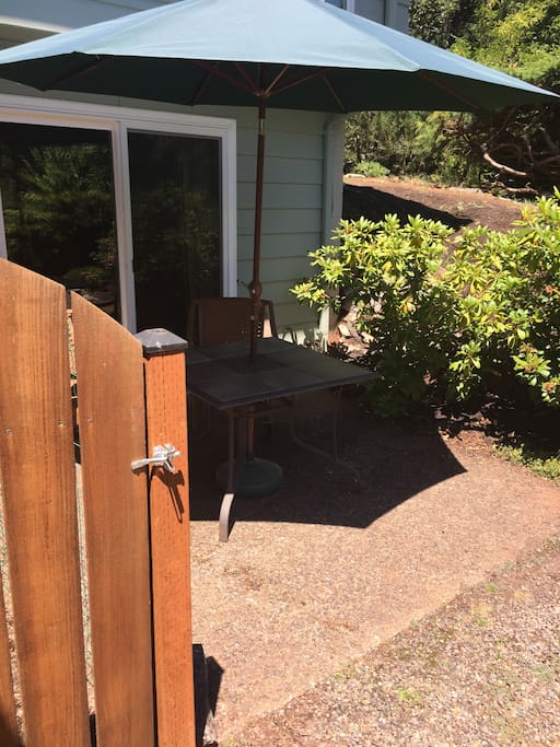 Outdoor sitting area