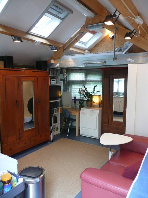 Main room with newly installed window