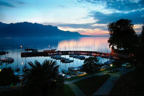 Waterfront studio!  between Vevey and Montreux