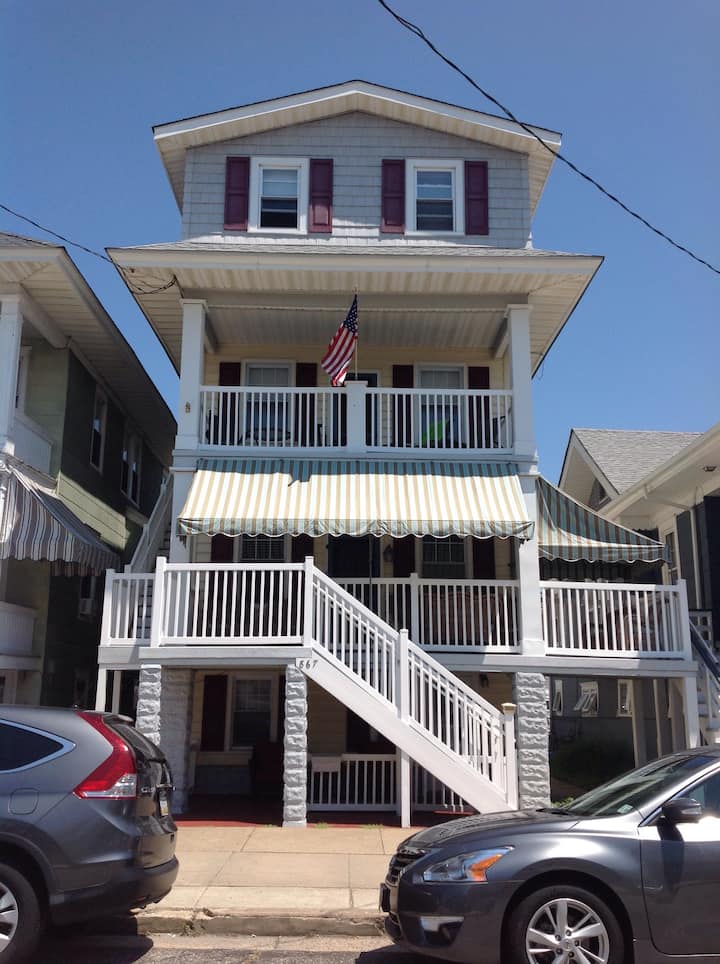 2BR, sleeps 6, close to beach and boardwalk, OCNJ