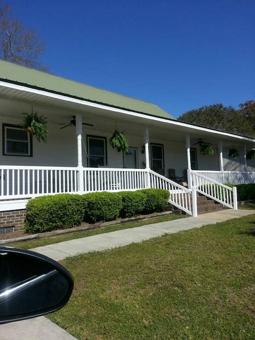 Front view from driveway