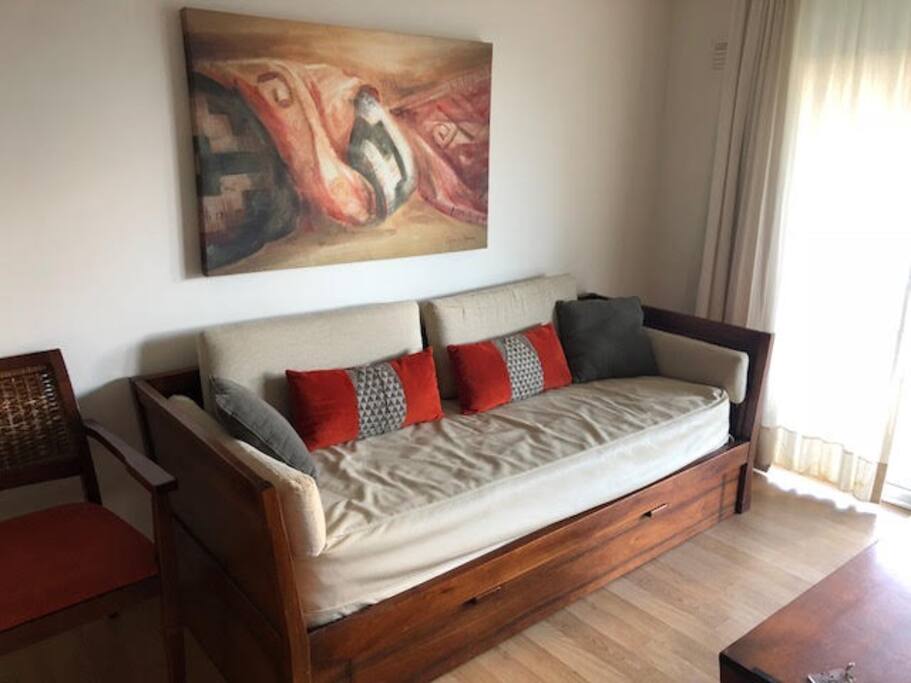 Sillon cama con cama adicional carrito