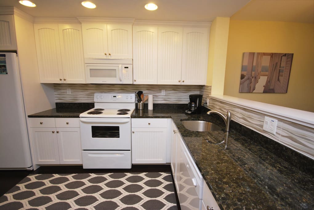 Granite countertops and new appliances