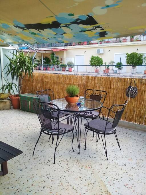 Huge balcony!