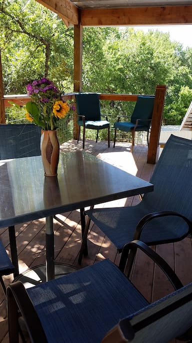 Tree Haus deck view