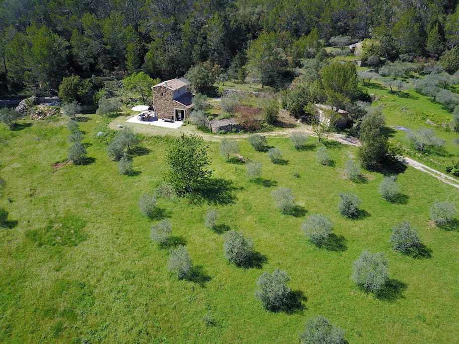 cabanon vu du ciel !