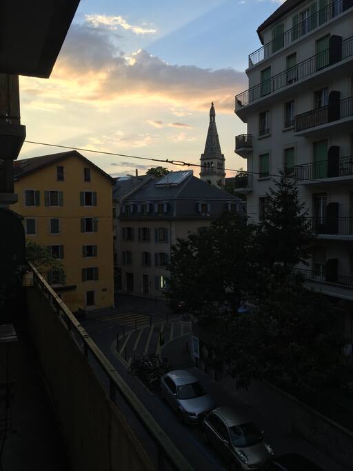 View from the balcony