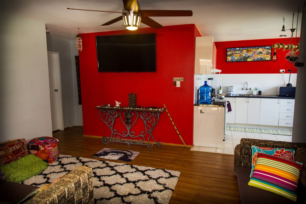 As you walk in...