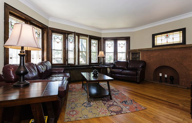 Suburban Chicago Bungalow- Art Nouveau Style