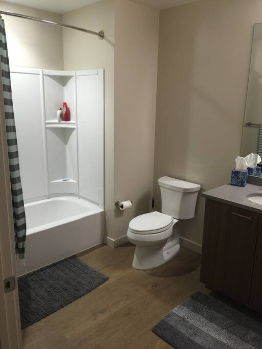 Hallway bathroom