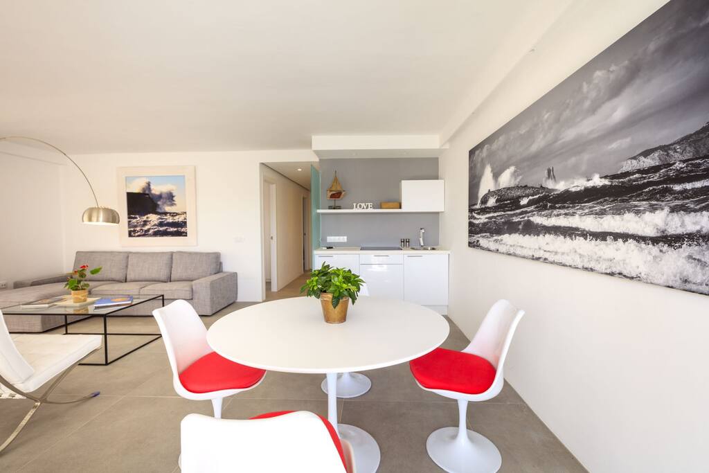 Kitchen and dining room