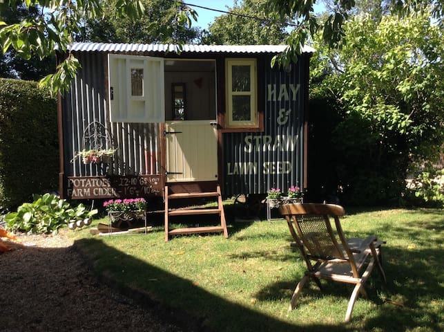 Shepherds hut in South Downs