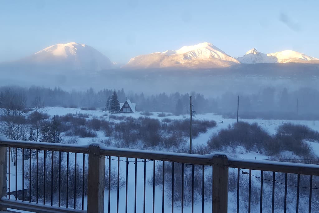 The View - Sunrise on a Cold Silverthorne Winter Morning
