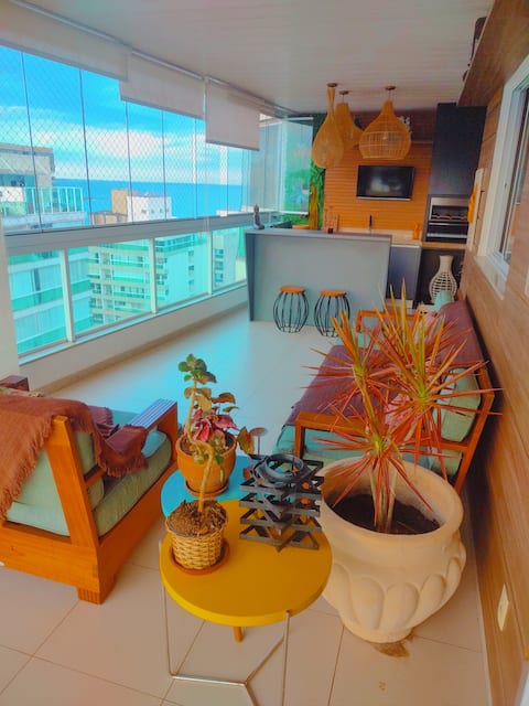 High luxury with a magnificent view of the sea and convent.