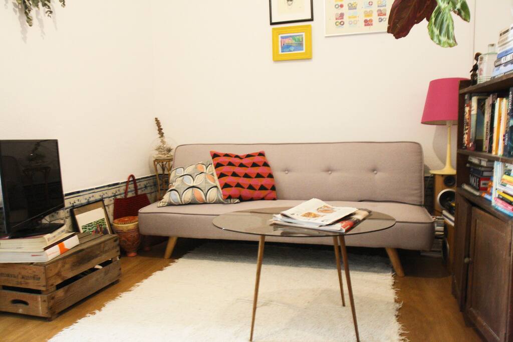 Adjoining living room