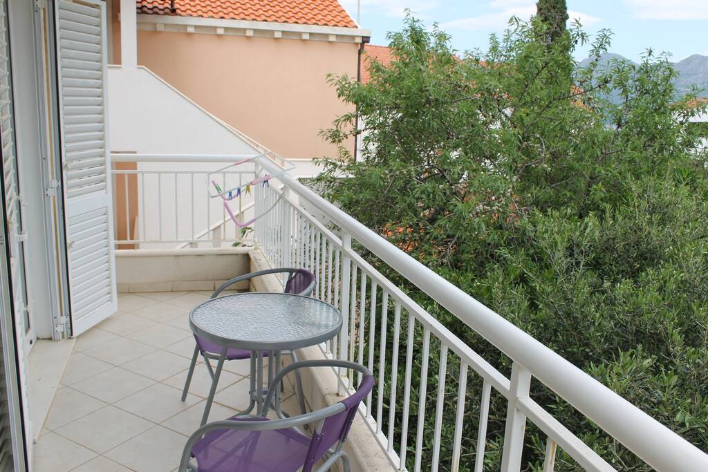 Balcony - hidden from the summer heat