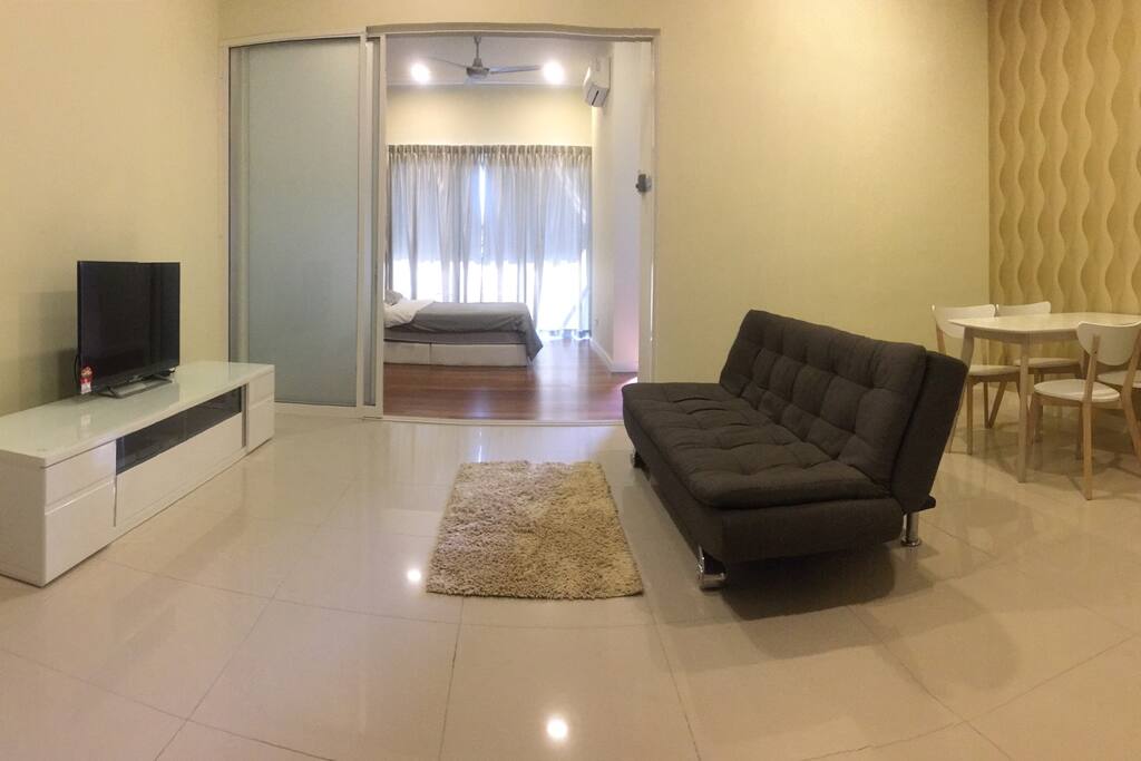 Spacious living room