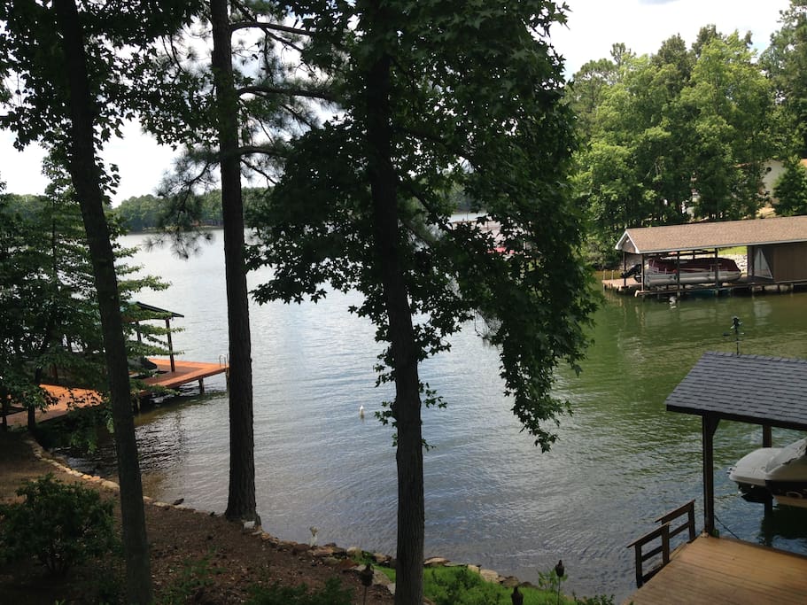 Beautiful water access and views from deck and porch