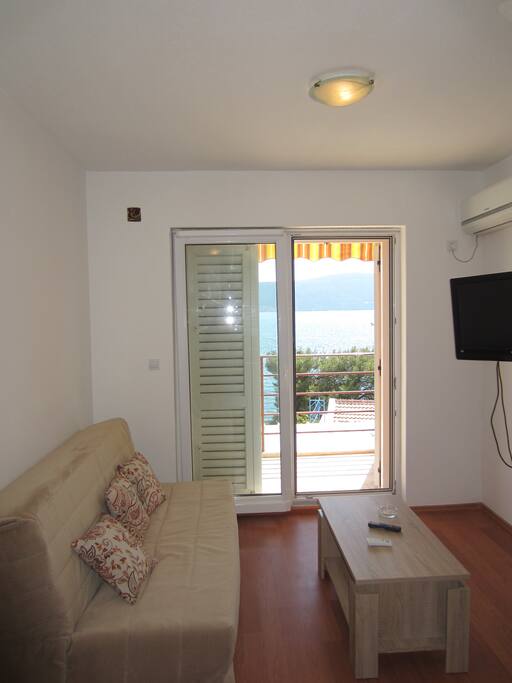 sea view from living room