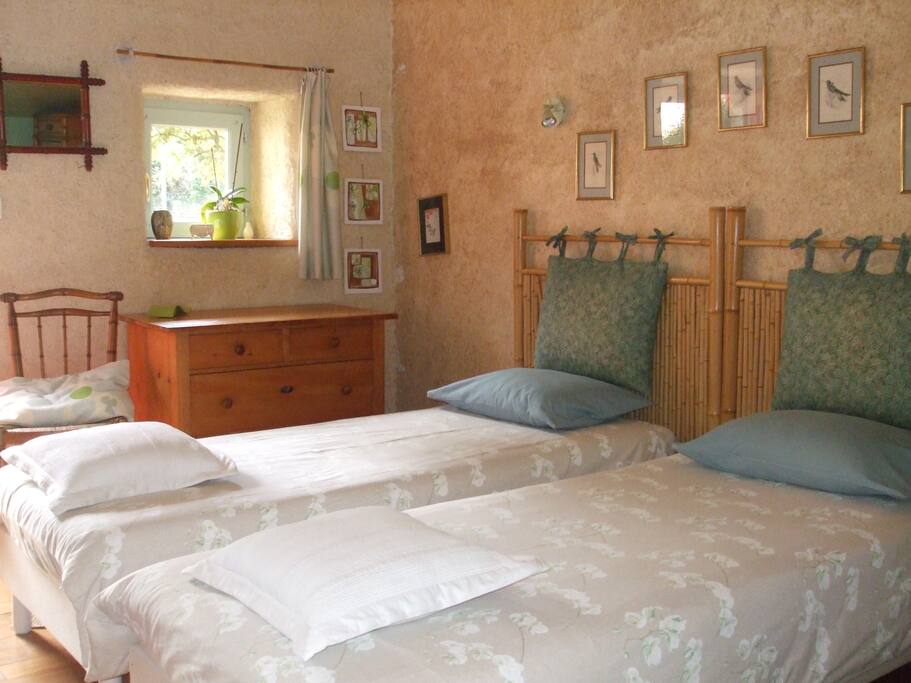 chambre possibilité 2 lits 0,80/200