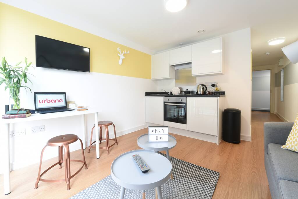 Open plan living.