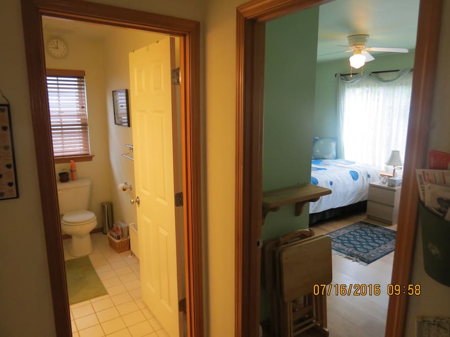 Bath and bedroom