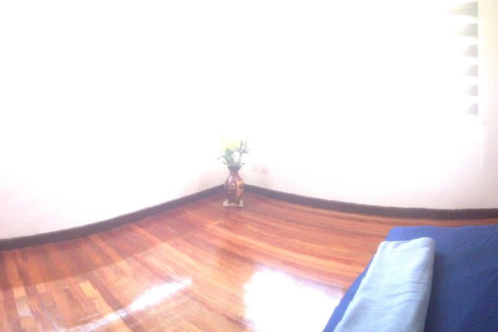Wooden floors and beautiful views make this rooms