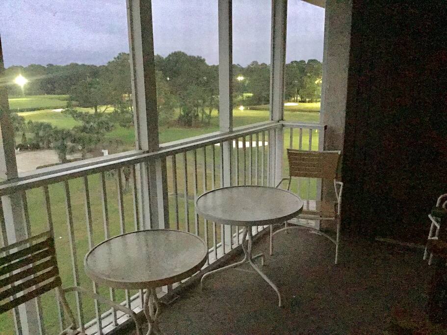 Balcony View of Golf Course