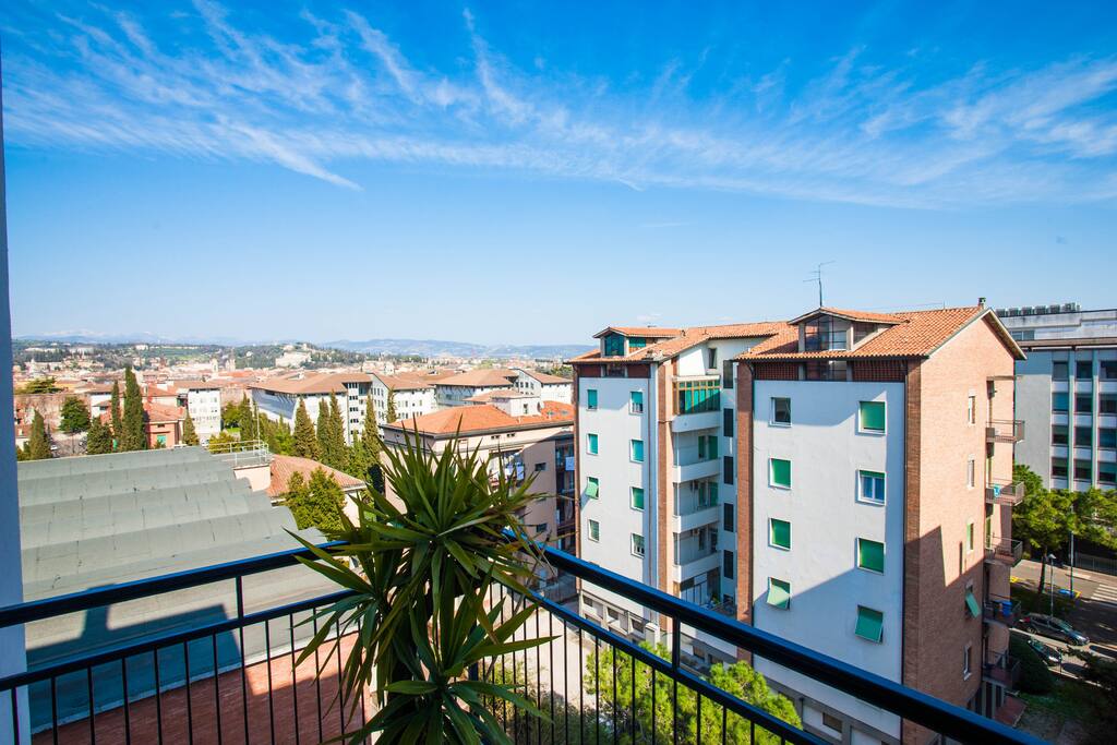 The balcony will be a place where to sip a glass of the amazing local wine, while admiring the city below you.