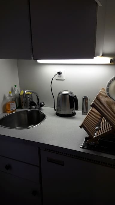 Equipped kitchen area