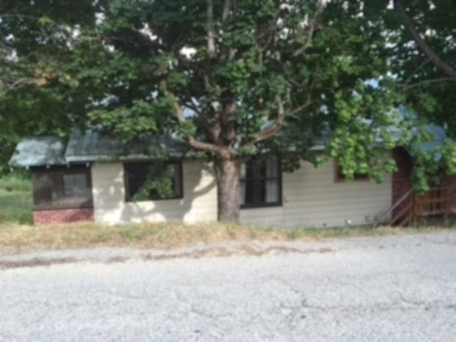 Front of our cute house.
