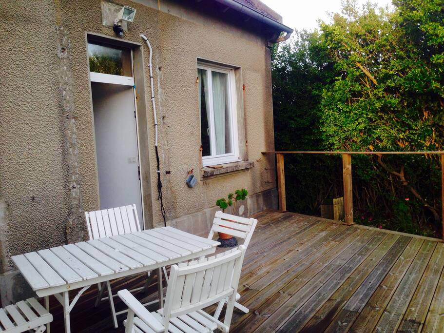 Terrasse entrée maison
