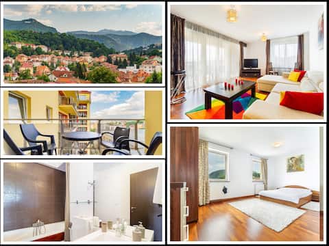 Spacious & Quiet Ap★Mountain views★Central★Balcony