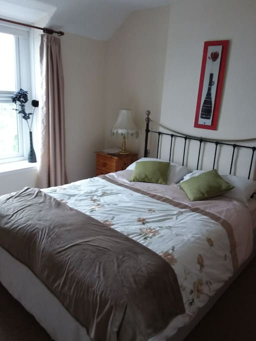 Master bedroom with king size bed