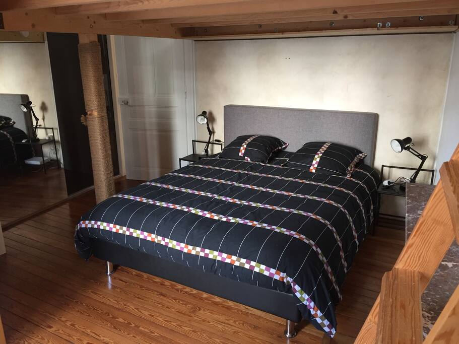 Chambre lit king size