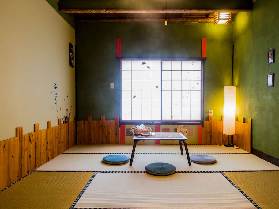 like a japanese style inn.