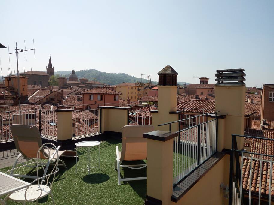Vista dal terrzzo privato