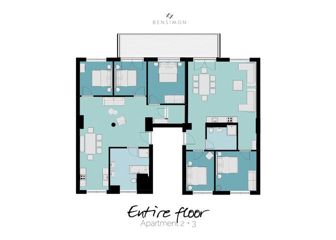 195 SQM & 5 BR – DESIGN APARTMENT // ENTIRE FLOOR gallery image 2