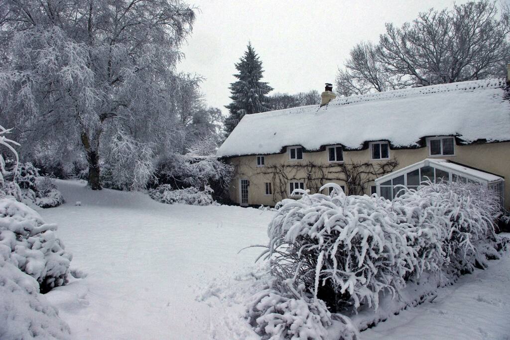 The winter snow!
