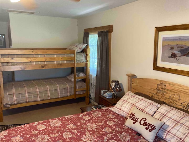 Plenty of room for luggage with a walk-in closet.