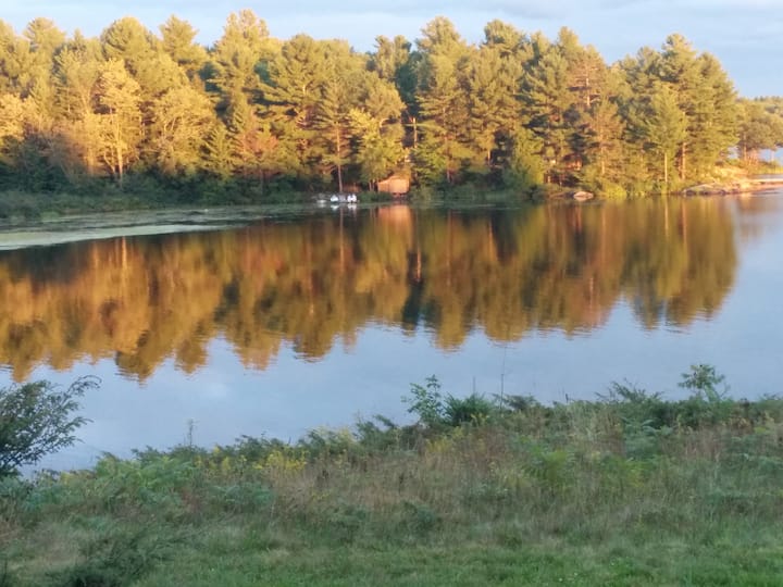 Log Cabin on the Lake